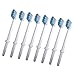 NOLITOY 1set Replacement Brush Heads for Water Toothpick Accessories Compatible with Oral Irrigators Durable Design for Cleaning Below Gumline Quantity 8pcs