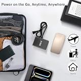 Fabater Blok ładowarki USB C 500 W, 8-portowa Stacja Szybkiego ładowania GaN III z Dwoma Portami PD PPS 100 W, 4x65 W PD PPS, 2x20 W QC, dla Pro Laptop Tablet (EU)