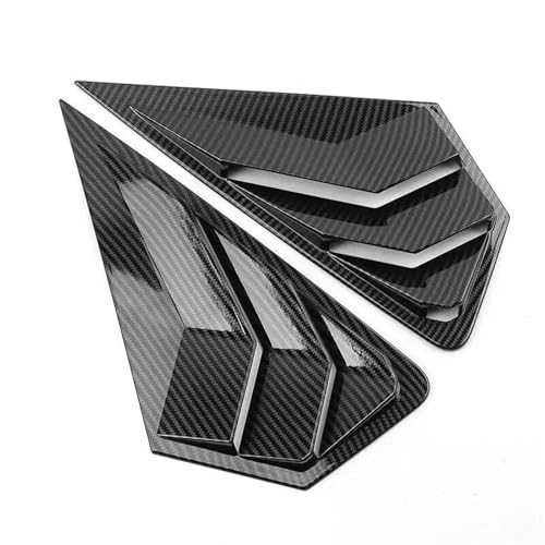 Persiennes de vitre latérale arrière en carbone pour Ford Mondeo Fusion 2022-2023
