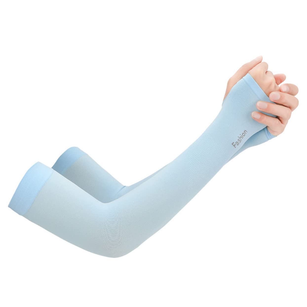 15paare Uv-Schutz Armmanschetten Aus Atmungsaktivem EIS-Seide Kühlende Ärmel Für Outdoor-aktivitäten Für Golfen Angeln Joggen Fahren Und Gartenarbeit Mischfarben Weiß Blau