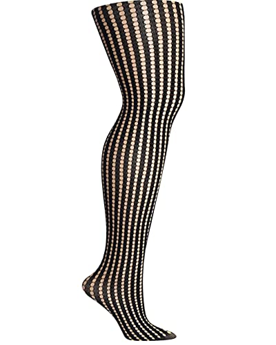 Dkny Women's Net Tight Hosiery, Black, Mtl #TOP6