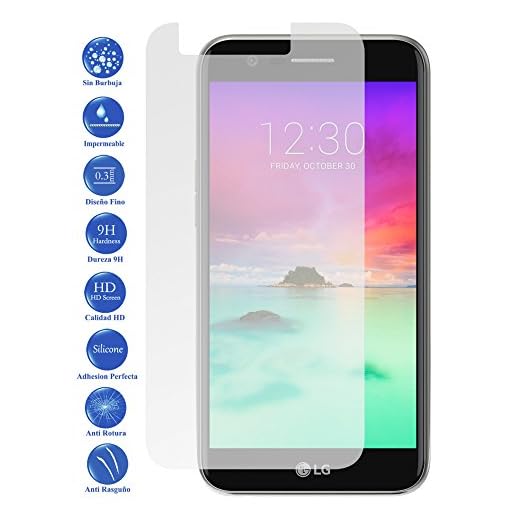 Todotumovil Protector de Pantalla LG Optimus K10 2017 de Cristal Templado Vidrio 9H para movil