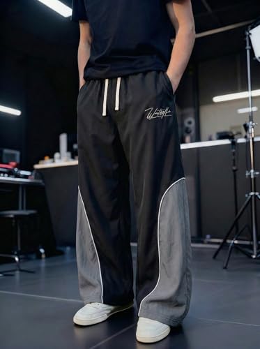 Image of Lymio Track Pant for Men | Stylish Baggy Jogger for Man | Casual Wide Leg Pant | Trendy Streetwear Trackpant for Men (SSM-TP-1-2)