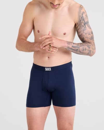 SAXX Underwear Co. Men's Ultra Super Soft Boxer Brief Fly 3-Pack, Classic Ultra 18, Small - image 2