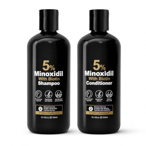 5% Minoxidil Shampoo and Conditioner Set for Hair