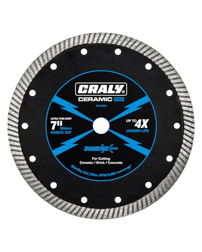 CRALY 7" Turbo Diamond Blade for Angle Grinder & Saw