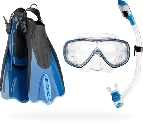 Cressi Palau SAF Set, Blue, S/M [Duplicate]