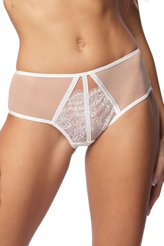 Culotte en dentelle blanche Vivisence 1069, le confort invisible sous vos tenues ajustées