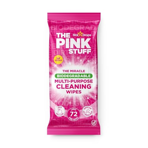The Pink Stuff Cleaning Multipurpose Wipes Large Size 72 Wipes