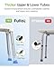 Ergonomic H-Shaped Shower Chair for Inside Shower, FSA/HSA Eligible 500 lbs Heavy Duty & Adjustable Shower Chair for Elderly and Disabled, Non-Slip Shower Seat, Bath Chair for Tub, Tool-Free