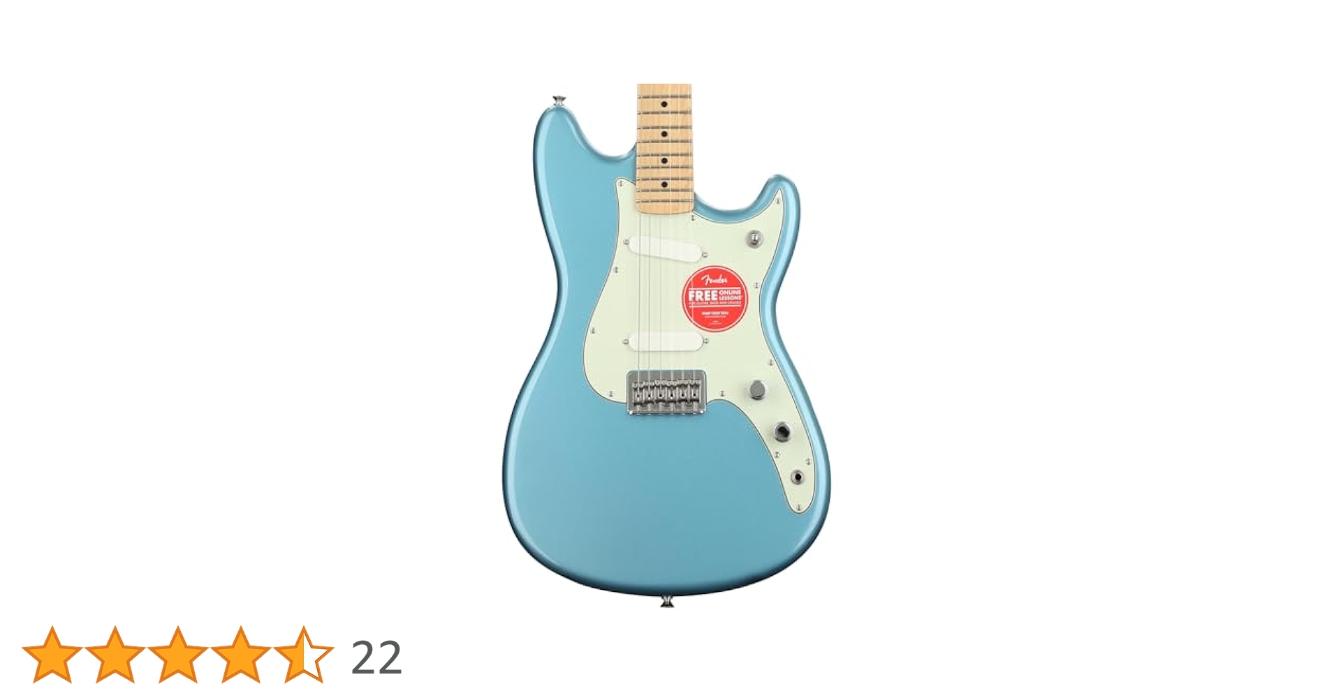 Amazon.co.jp: Fender エレキギター Player Duo Sonic™, Maple