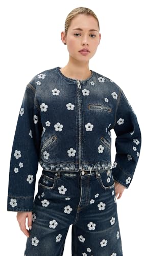 Marc Jacobs Women's Sequin Daisy Cropped Jacket