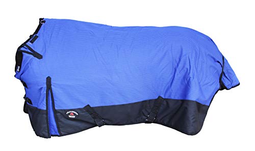 Image of CHALLENGER 1200D Turnout Waterproof Horse Tough Winter Blanket Heavy Blue 557G