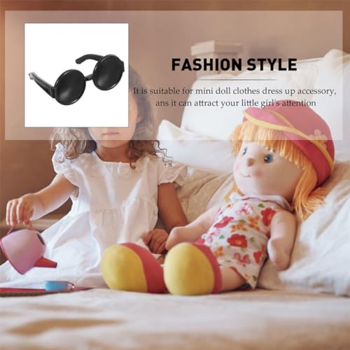 100pcs Mini Doll Sunglasses Accessories Decorative Eyeglasses Props for Dolls for Childrens Photography and Costume Matching4