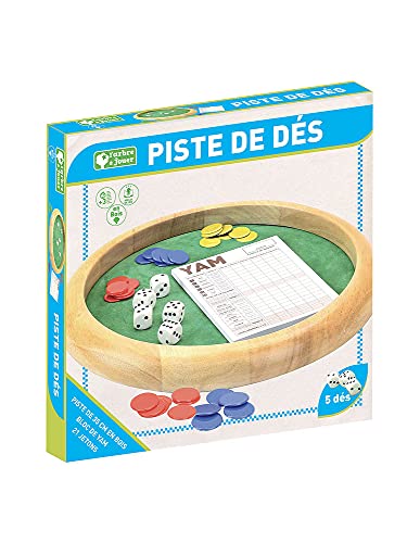 Jeujura Woo-Yam-421: Pista Legno Con 5 Dadi, 21 Gettoni E 1 Blocco Di Yam-L'albero Da Giocare, Gioco Di Società, Età Minima: 3 Anni, 66470 - 2