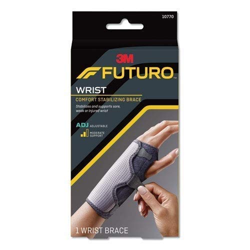 Futuro Reversible Splint Wrist Brace Adjust To Fit Moderate - Each Pack of 4