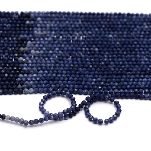 Saphir Bleu Multi 2mm pierres précieuses rondelle micro perles