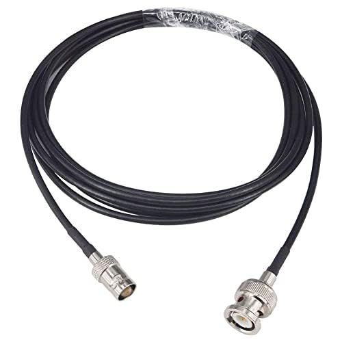 Câble Coaxial RG58 Avec Connecteurs BNC Femelle Vers AM/FM Mâle - Idéal Pour Antennes Radio, TV, Réseau