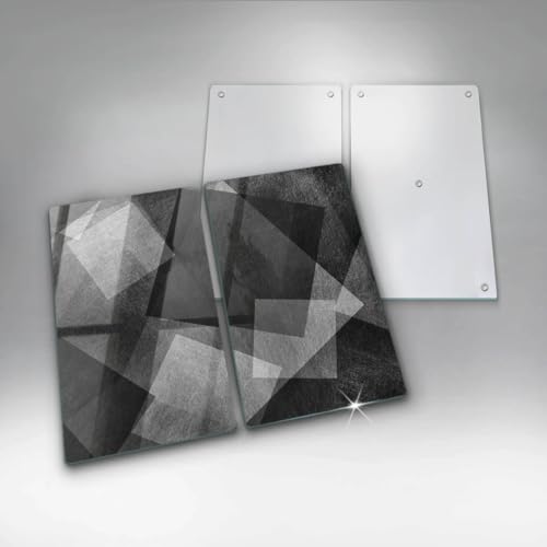 Planche à découper induction résistante Wallfluent protège plaque de cuisson