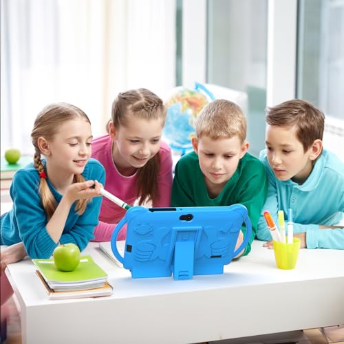 Image of Kids Tablet 7 inch for Boys Girls Android Tablets for Kids, 4GB RAM 32GB ROM Toddler Tablet, WIFI Bluetooth, Safety Eye IPS Screen, Parental Control, Dual Camera Shockproof Case for Educational Games