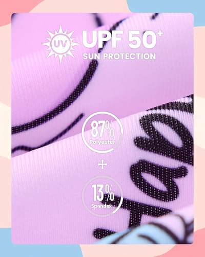 Image of Angel season Girls Swimsuits Kids Bathing Suit One Piece Swimwear with UPF 50+ Cute
