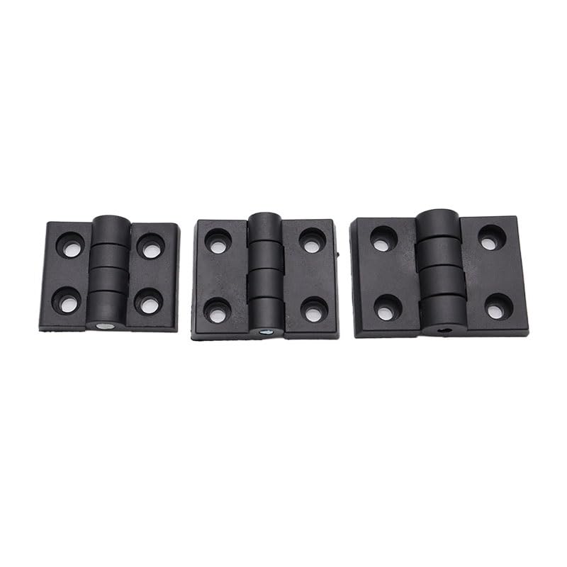 Charnière lift-off noire réglable 180° en plastique nylon 5 pièces