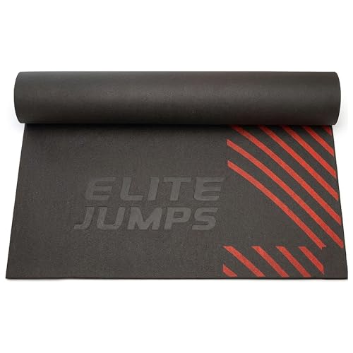 EliteSRS Jumps Premium Jump Rope Mat - Large Format Non Slip Mat - Home Workout Exercise Mat - Suitable for All Surfaces