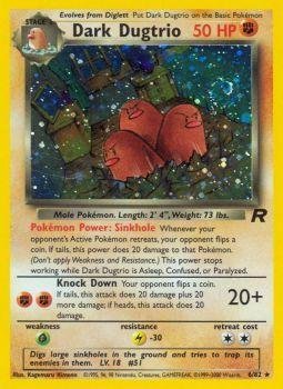 โค Crazy Deals Pokemon - Dark Dugtrio (6) - Team Rocket - Holo โค Crazy Deals Pokemon - Dark Dugtrio (6) - Team Rocket - Holo
