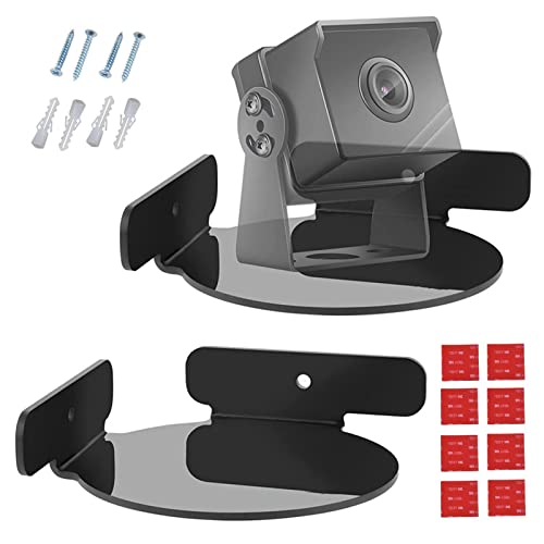 Round Corner Shelf,2 Acrylic Floating Round Wall Shelves | Household Accessories Round Shelf for Plants Books Cosmetics Figure