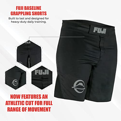 Fuji - Baseline Grappling Shorts - Fight Shorts - Black , 34 #TOP3