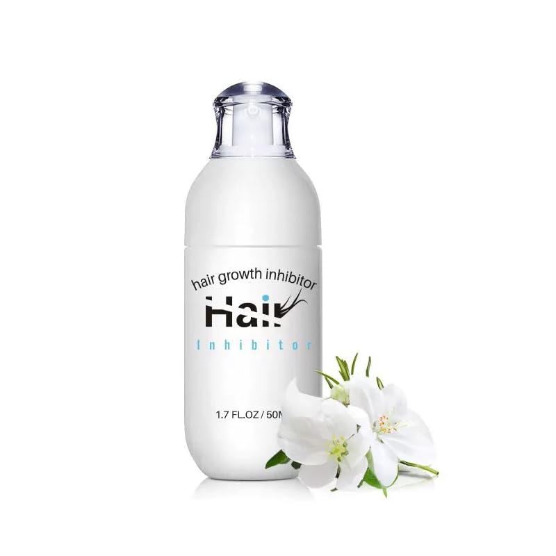 Hair Inhibitor 50ml, Hair Growth Inhibitor Slows Regrowth for Body, Face, Arms, Armpits, and Legs After Removal Care for Women &amp; Men