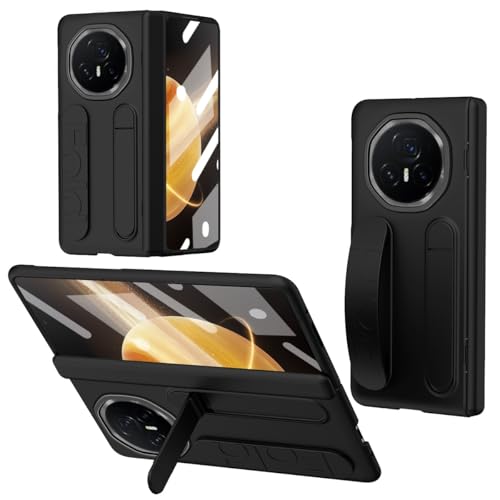 Coque Honor Magic V3 noire avec béquille et protection d'écran intégrée