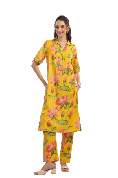 jisora Women's Multicoloured Printed Cotton Co-ord Set-picture-10