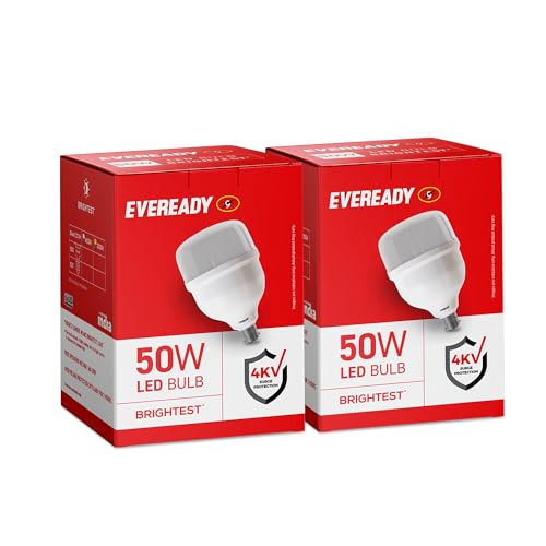 Image of EVEREADY 50W LED Hammer Bulb, High CRI & High Efficiency
