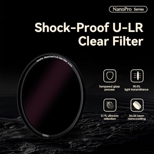 Filtre Clear Haida NanoPro Shock-Proof 95mm pour la photo de paysage et voyage