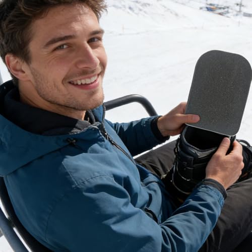 Protector de tibias para esquí y snowboard con cojín de protección de tibia 2