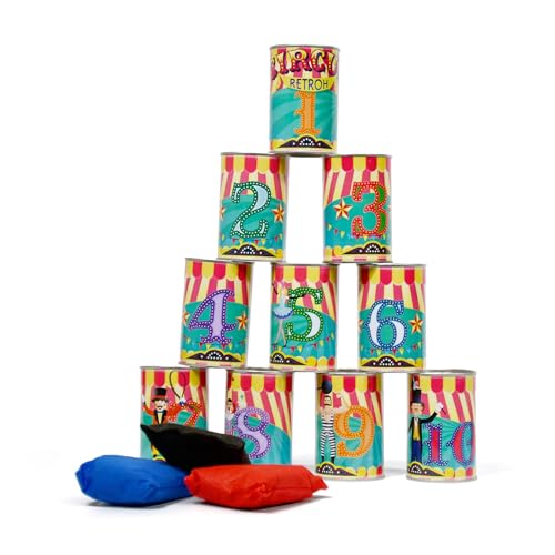 RETR-Oh Gioco da Lancio di lattine all'aperto/Gioco da Lancio di lattine/Giochi Olandesi antichi