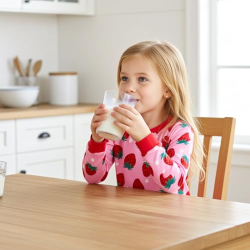 Image of PATPAT Toddler & Kids Pajama Sets with Bamboo Viscose, Snug Fit Pjs for Girls, All-Season Comfort Sleepwear, Ages 2-12 Years