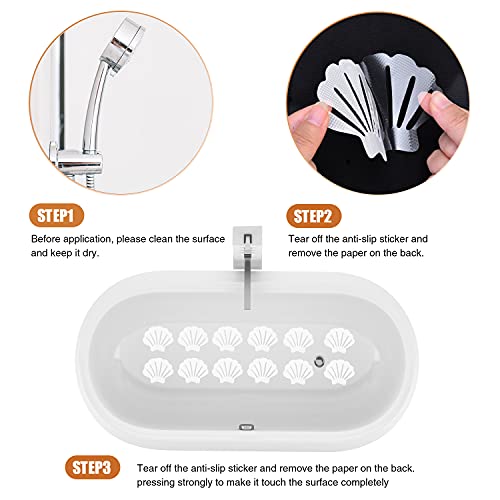 Secopad Adesivi Antiscivolo per Vasca da Bagno, 24...