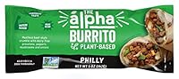 Algopix Similar Product 1 - Alpha Foods Vegan Philly Burrito  100