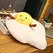 RJGLKS 28-70CM Simulation en Peluche Coton Oeuf Frit Jouet en Peluche Bébé Jouet en Peluche Bande Dessinée Poché Oeuf Poupée Enfants Fille Cadeau d'anniversaire-60cm, Sourire