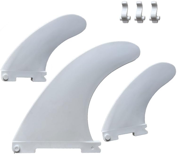 Replacement Paddle Board Lock Fin Inflatable SUP Stand Up Paddle Board Accessory Quick Lock Fins - Center Fin and Side Fins