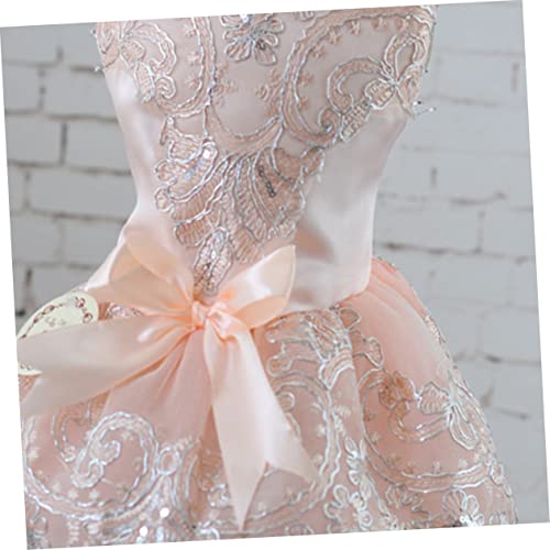 Robe de fête en dentelle pour 2 pièces costume de mariage