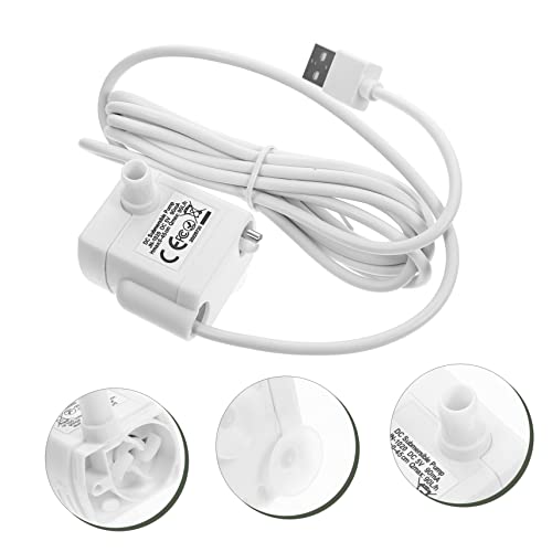 Bomba de fuente de agua para gato con alimentación USB miniatura 7