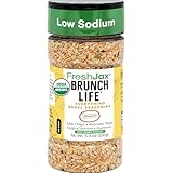 FreshJax Brunch Life Everything Bagel Seasoning, Low Sodium Blend 5.3 oz | All-Purpose Egg Topping for Avocado Toast, Eggs, Salads, Vegetables, Rice, Popcorn, Snacks, Breakfast Cooking - Made in USA