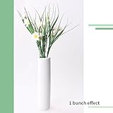 AmyHomie Artificial Flowers, Silk Daisy, Artificial Gerber Daisy for Home Decoration, Artificial Daisy for Wedding Decoration (white with leaves)