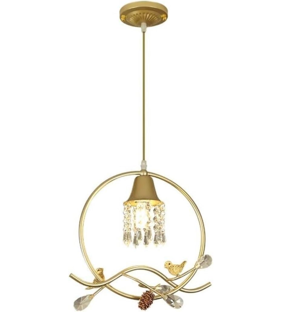 CVdrtyED Kitchen Chandeliers Ceiling Light Modern Metal Crystal Chandelier Lighting Lamp Home Decor for Dining Room Hanging Lamp