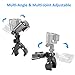 Kolasels Easy-Mounted Gun/Rod/Bow Camera Clamp Mount with 1/4 Thread for GoPro Hero 9/8/7/6/5/4/3+/3/2/1 Session Action Camera, Hunting Camera Accessory Fishing Pole Clamp