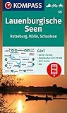 KOMPASS Wanderkarte 721 Lauenburgische Seen, Ratzeburg, Mölln, Schaalsee 1:50.000: 4in1 Wanderkarte mit Aktivführer und Detailkarten inkl. Karte … in der KOMPASS App. Radfahren. Reiten.