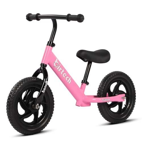 Birtech 12 Inch Toddler Balance Bike for Kids 2-6 Years
